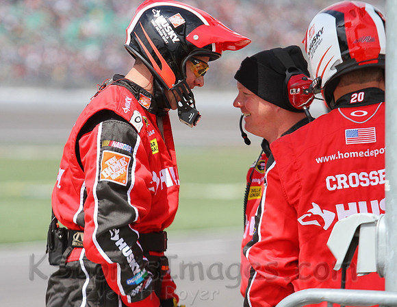 STP 400 Sprint Cup Series Race @ Kansas Speedway April 21, 2013