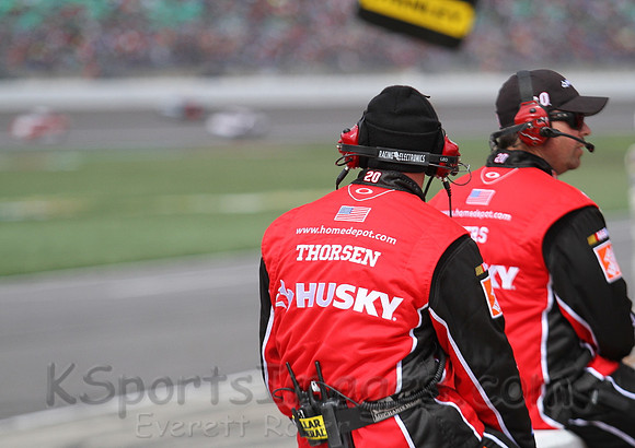 STP 400 Sprint Cup Series Race @ Kansas Speedway April 21, 2013