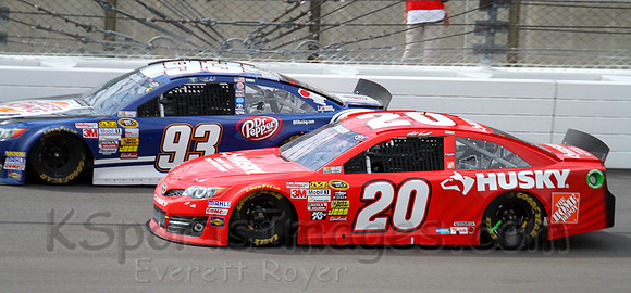 STP 400 Sprint Cup Series Race @ Kansas Speedway April 21, 2013
