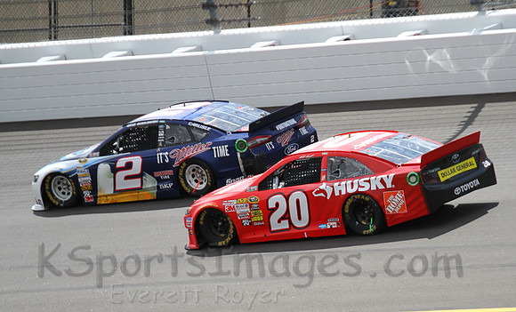 STP 400 Sprint Cup Series Race @ Kansas Speedway April 21, 2013