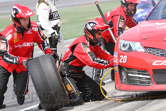 STP 400 Sprint Cup Series Race @ Kansas Speedway April 21, 2013