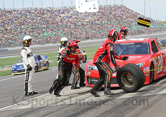 STP 400 Sprint Cup Series Race @ Kansas Speedway April 21, 2013