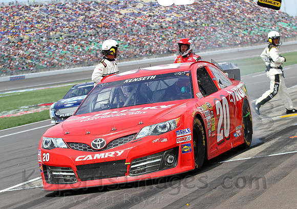 STP 400 Sprint Cup Series Race @ Kansas Speedway April 21, 2013