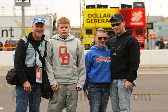 STP 400 Sprint Cup Series Race @ Kansas Speedway April 21, 2013