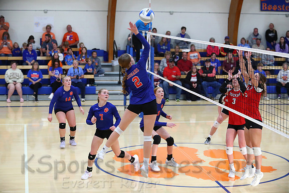 Otis-Bison vs Bucklin Volleyball