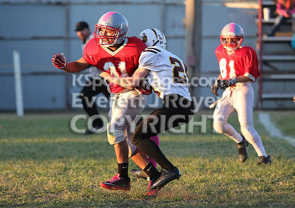 Victoria - Macksville Junior High Football Game