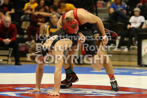 152 - Christopher Ball (Hoisington) vs Isaiah Luellen (Rossville)