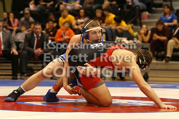 182 - Isaac Luellen (Rossville) vs Cody Clarke (Lyons)