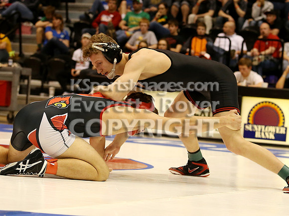 152 - Christopher Ball (Hoisington) vs Isaiah Luellen (Rossville)