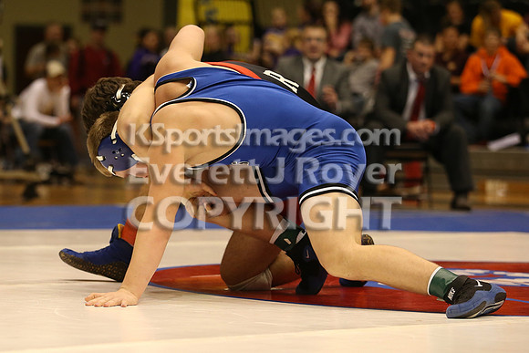 182 - Isaac Luellen (Rossville) vs Cody Clarke (Lyons)