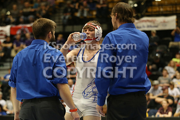 145 - Corey Tyler (St. Mary's) vs Kolby Droegemeier (Wabaunsee)