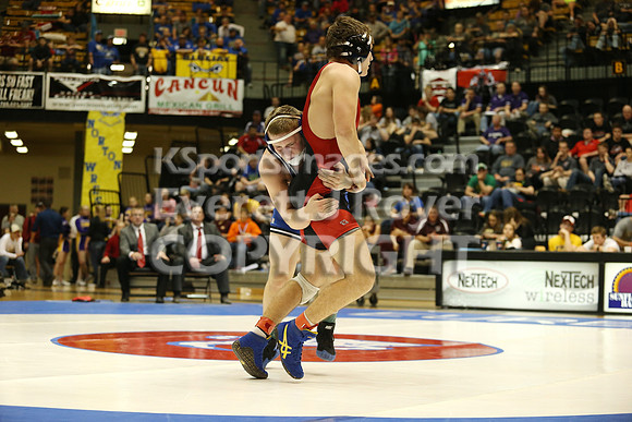 182 - Isaac Luellen (Rossville) vs Cody Clarke (Lyons)