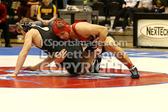152 - Christopher Ball (Hoisington) vs Isaiah Luellen (Rossville)