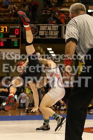126 - Riley Tubbs (Wabaunsee) vs Bryce Gfeller (Rossville)