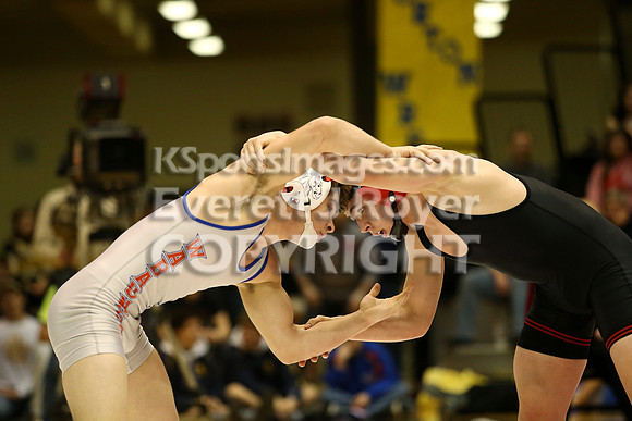 126 - Riley Tubbs (Wabaunsee) vs Bryce Gfeller (Rossville)