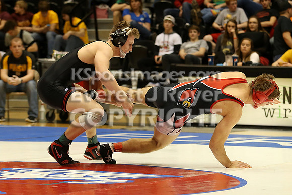 152 - Christopher Ball (Hoisington) vs Isaiah Luellen (Rossville)