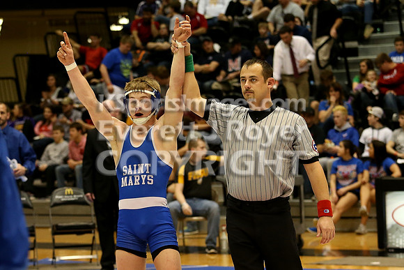 145 - Corey Tyler (St. Mary's) vs Kolby Droegemeier (Wabaunsee)