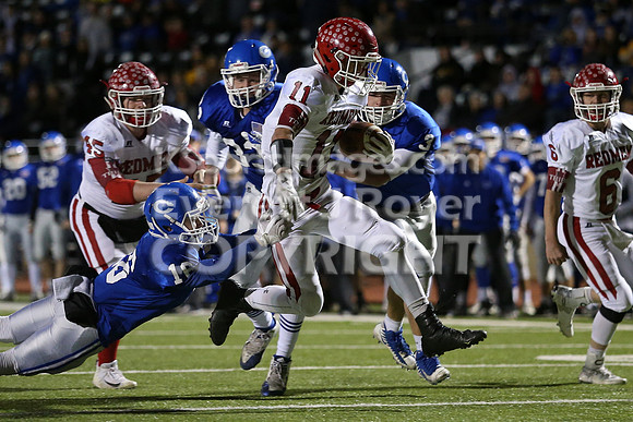 Smith Center defeated St. Marys Colgan 43-7 to win the KSHSAA 2-1A State Championship in Hays on Saturday, November 25, 2017. (Photo: Everett Royer, www.ksportsimages.com)