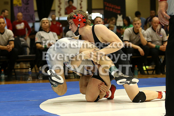 126 - Riley Tubbs (Wabaunsee) vs Bryce Gfeller (Rossville)