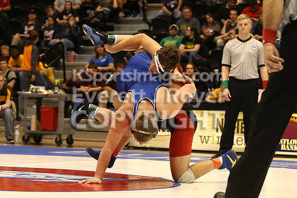 182 - Isaac Luellen (Rossville) vs Cody Clarke (Lyons)