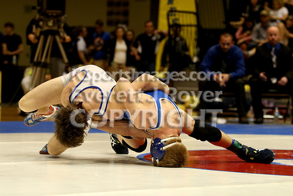 145 - Corey Tyler (St. Mary's) vs Kolby Droegemeier (Wabaunsee)