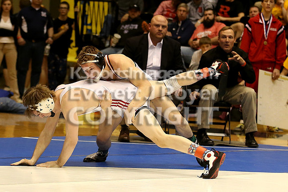 138 - Carter Wessling (Beloit) vs Tristan Porsch (Hoxie)