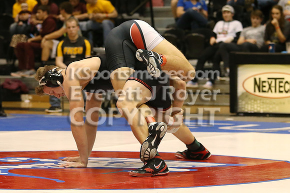 152 - Christopher Ball (Hoisington) vs Isaiah Luellen (Rossville)