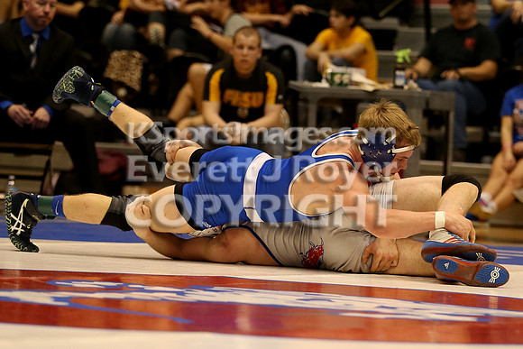 145 - Corey Tyler (St. Mary's) vs Kolby Droegemeier (Wabaunsee)