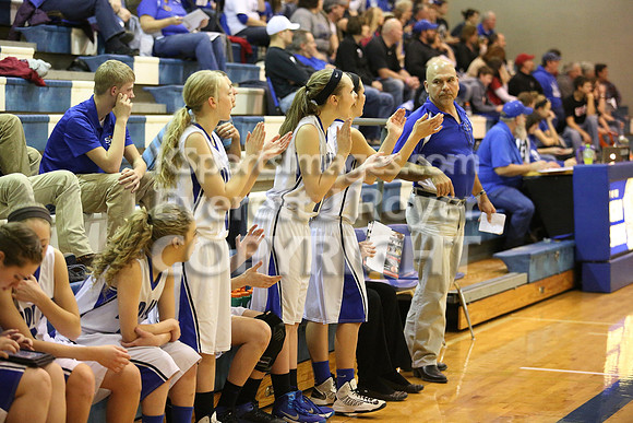 Thunder Ridge Longhorns vs. St. Johns Beloit-Tipton Blujays Girls Basketball - NPL Tourney Finals
