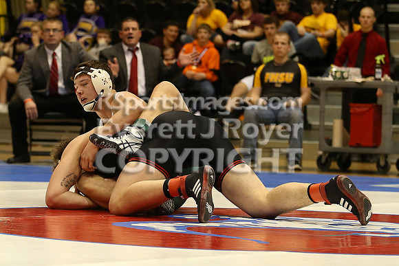 220 - Kole Davoren (Rossville) vs Dalton Kuhn (Smith Center)