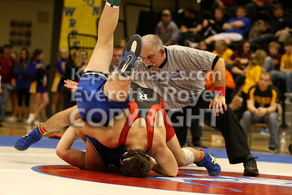 182 - Isaac Luellen (Rossville) vs Cody Clarke (Lyons)