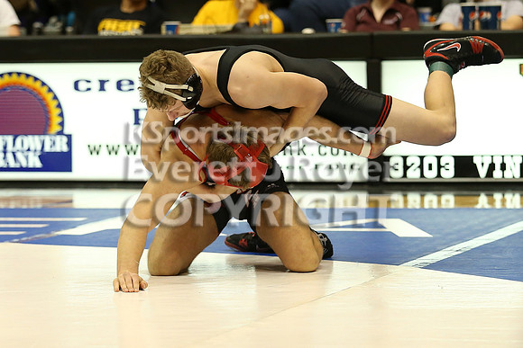 152 - Christopher Ball (Hoisington) vs Isaiah Luellen (Rossville)
