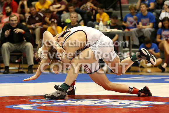 138 - Carter Wessling (Beloit) vs Tristan Porsch (Hoxie)