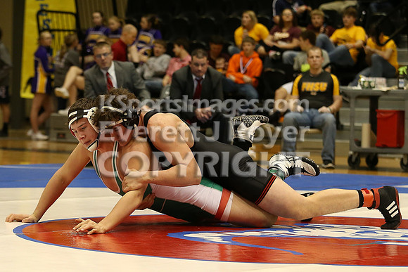220 - Kole Davoren (Rossville) vs Dalton Kuhn (Smith Center)