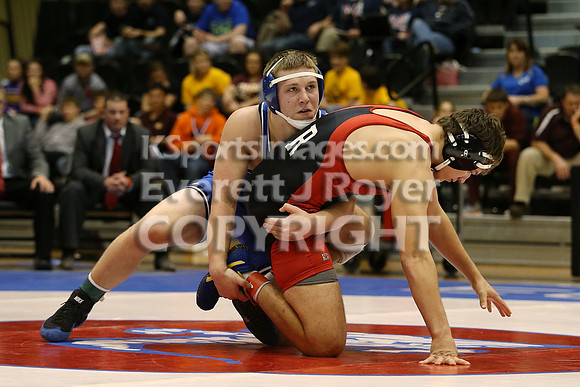 182 - Isaac Luellen (Rossville) vs Cody Clarke (Lyons)