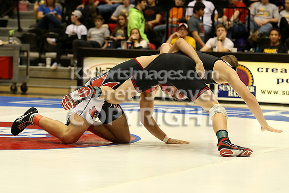 152 - Christopher Ball (Hoisington) vs Isaiah Luellen (Rossville)