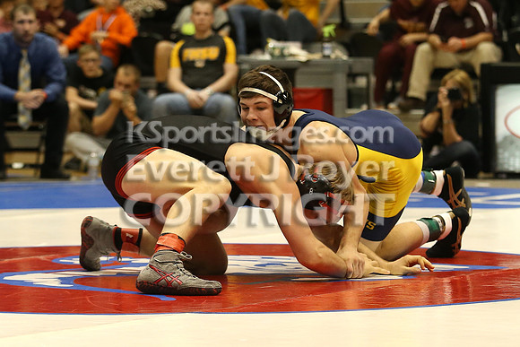 170 - Jacob Mintzmyer (Marysville) vs Lane Moran (Leon-Bluestem)