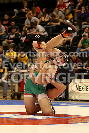 220 - Kole Davoren (Rossville) vs Dalton Kuhn (Smith Center)