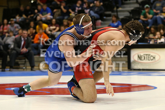 182 - Isaac Luellen (Rossville) vs Cody Clarke (Lyons)