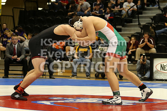 220 - Kole Davoren (Rossville) vs Dalton Kuhn (Smith Center)