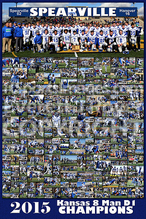 16x24 Spearville State Championship Poster