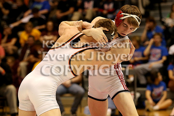 138 - Carter Wessling (Beloit) vs Tristan Porsch (Hoxie)