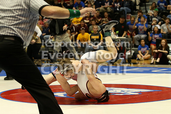 138 - Carter Wessling (Beloit) vs Tristan Porsch (Hoxie)