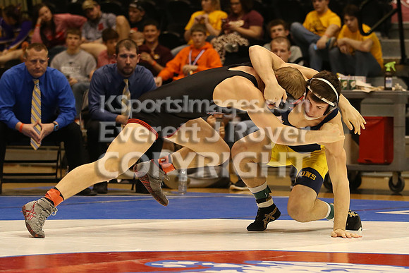 170 - Jacob Mintzmyer (Marysville) vs Lane Moran (Leon-Bluestem)