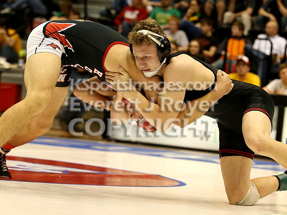 152 - Christopher Ball (Hoisington) vs Isaiah Luellen (Rossville)