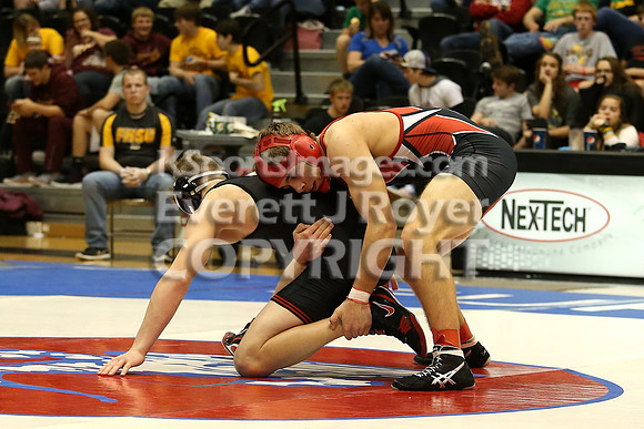 152 - Christopher Ball (Hoisington) vs Isaiah Luellen (Rossville)