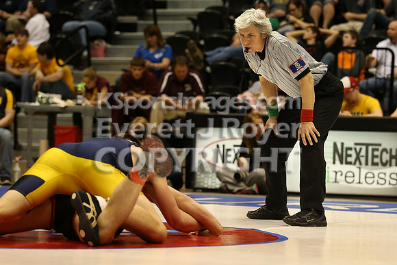 170 - Jacob Mintzmyer (Marysville) vs Lane Moran (Leon-Bluestem)
