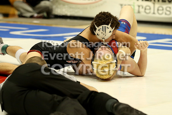 132 - Chris Deters (Marysville) vs Taylor Wilmarth (Wellsville)