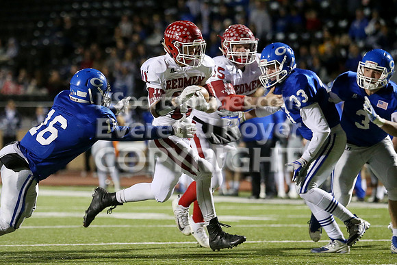Smith Center defeated St. Marys Colgan 43-7 to win the KSHSAA 2-1A State Championship in Hays on Saturday, November 25, 2017. (Photo: Everett Royer, www.ksportsimages.com)