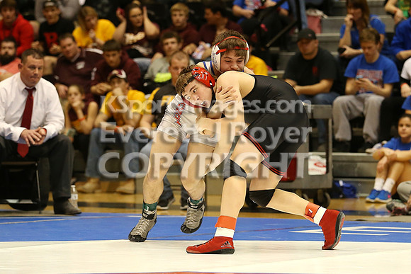 126 - Riley Tubbs (Wabaunsee) vs Bryce Gfeller (Rossville)